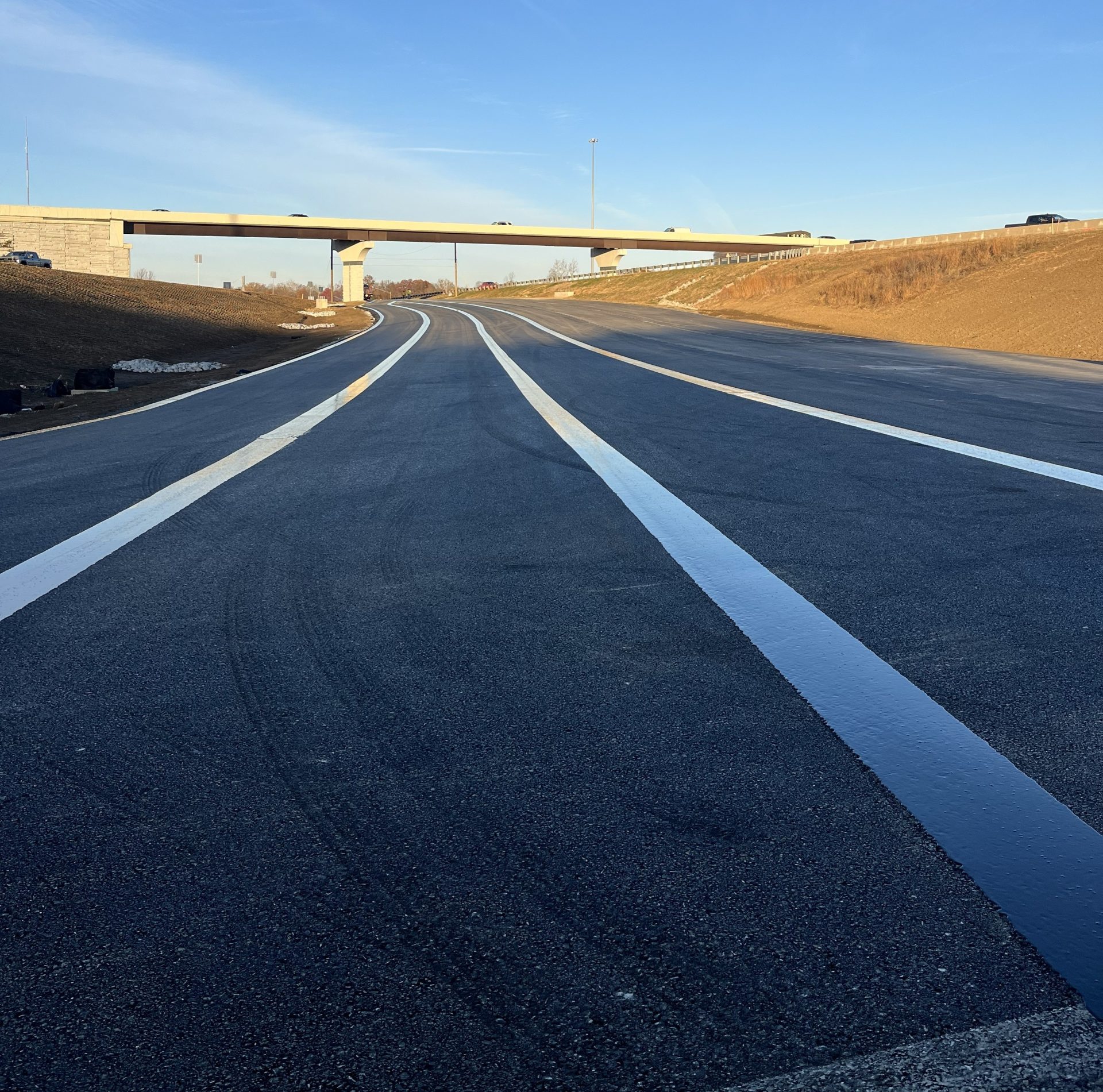 VRAM applied in bands to a ramp