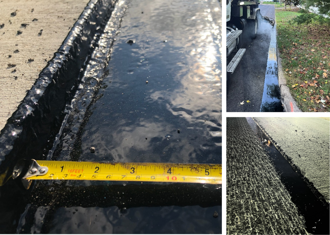 Aspahlt-concrete Asphalt over concrete specialty j-band application
