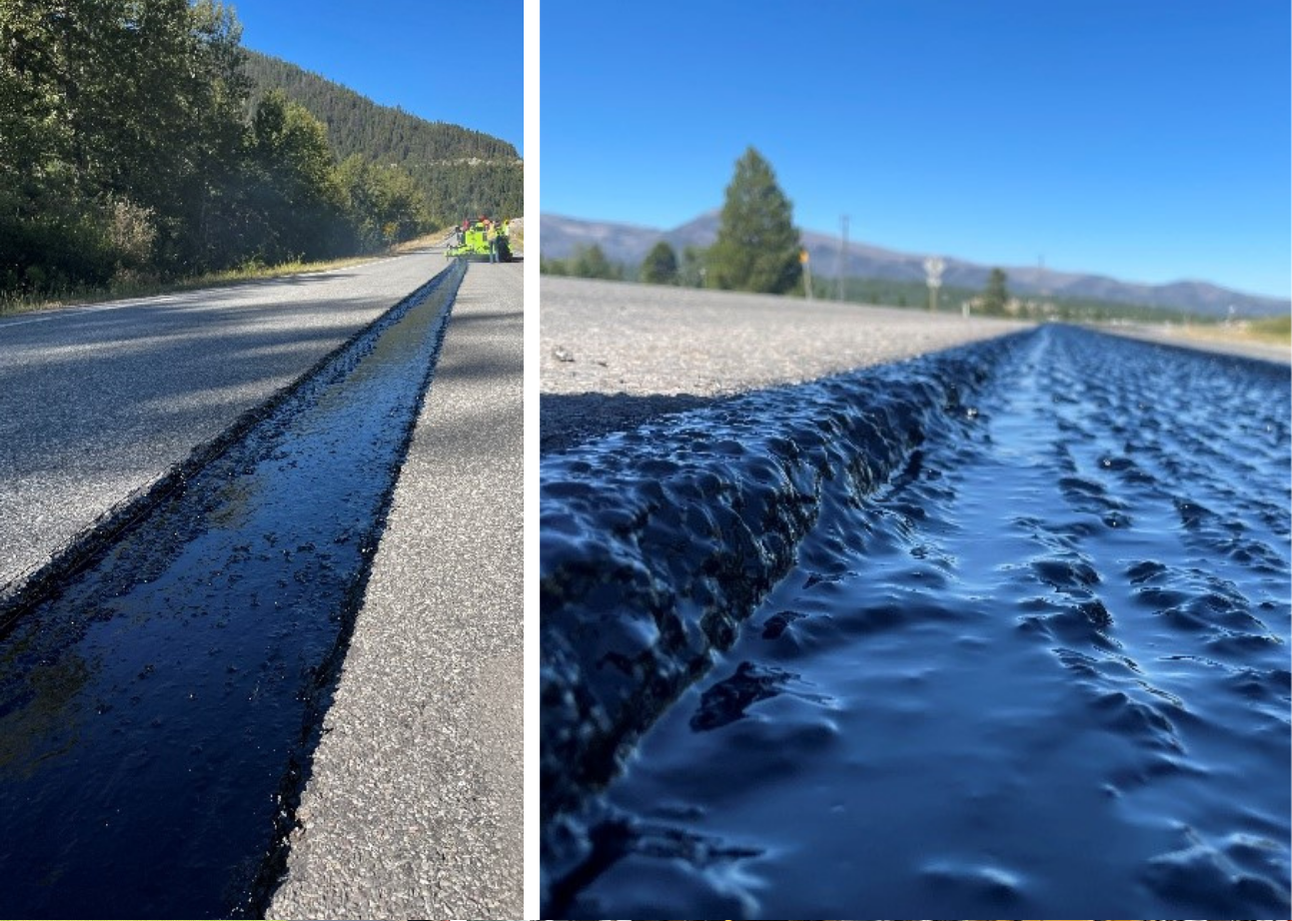 Slot paving Slot paving specialty j-band application